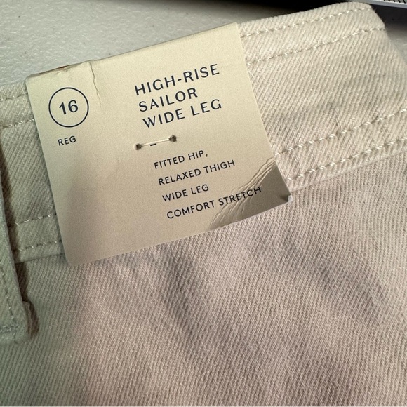 Universal Thread Cream Wide Leg Jeans - Picture 6 of 8